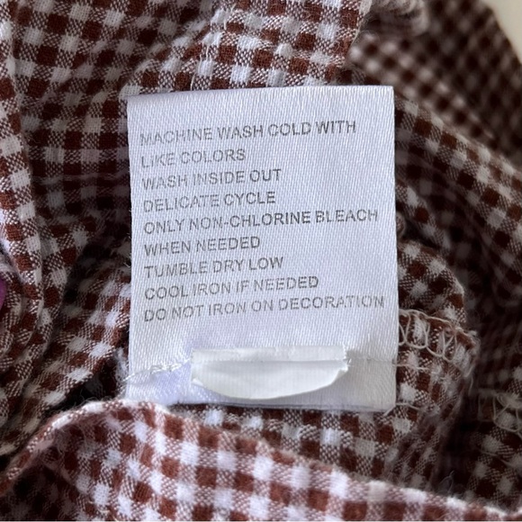 •Cre8ions• Gingham One Piece Lion Romper - Size 18 Months - Picture 7 of 9